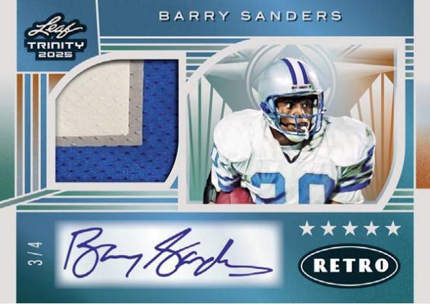 2025 Leaf Trinity Football (Pre - Order) - Cartes Sportives Rive Sud