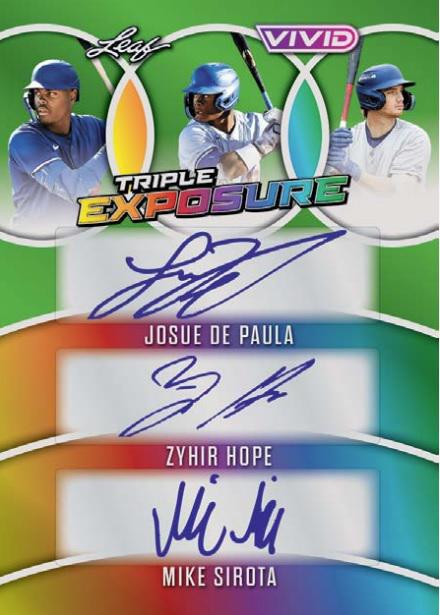 2025 Leaf Vivid Baseball Jumbo (Pre - Order) - Cartes Sportives Rive Sud