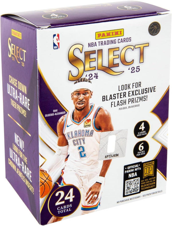 2025 Panini Basketball Select Blaster Box - Cartes Sportives Rive Sud