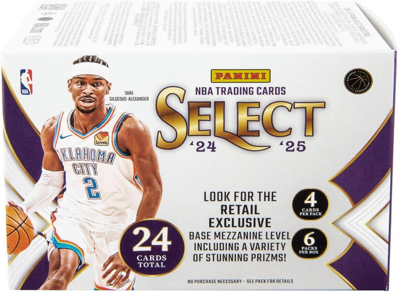 2025 Panini Basketball Select Blaster Box - Cartes Sportives Rive Sud