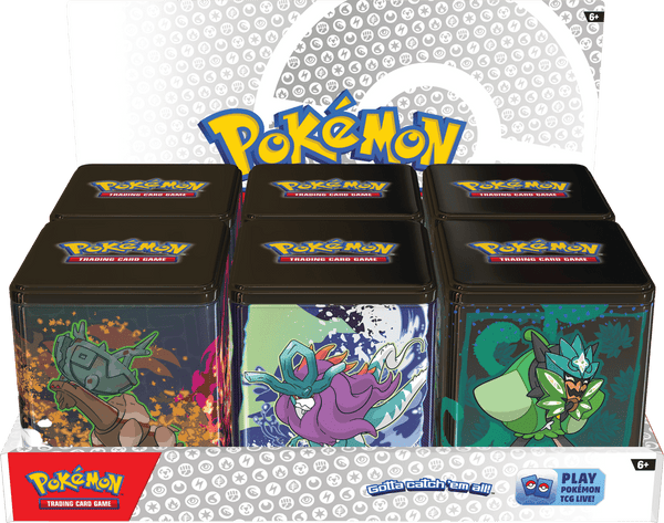 2025 Pokemon Stacking Tin Q1 (Pre - Order) - Cartes Sportives Rive Sud