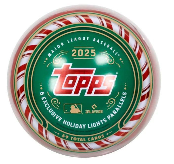 2025 Topps Baseball Holiday Tins - Cartes Sportives Rive Sud