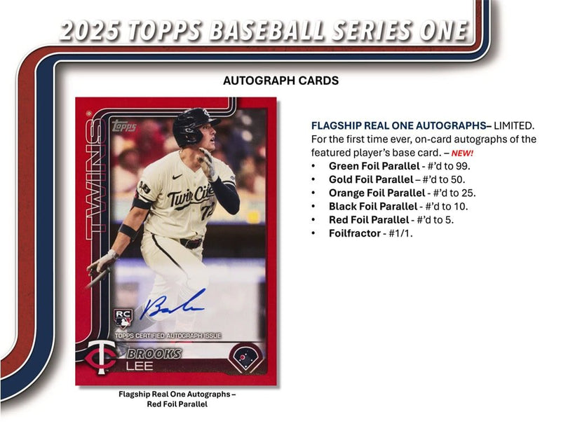 2025 Topps Baseball Series 1 Jumbo (Pre - Order) - Cartes Sportives Rive Sud