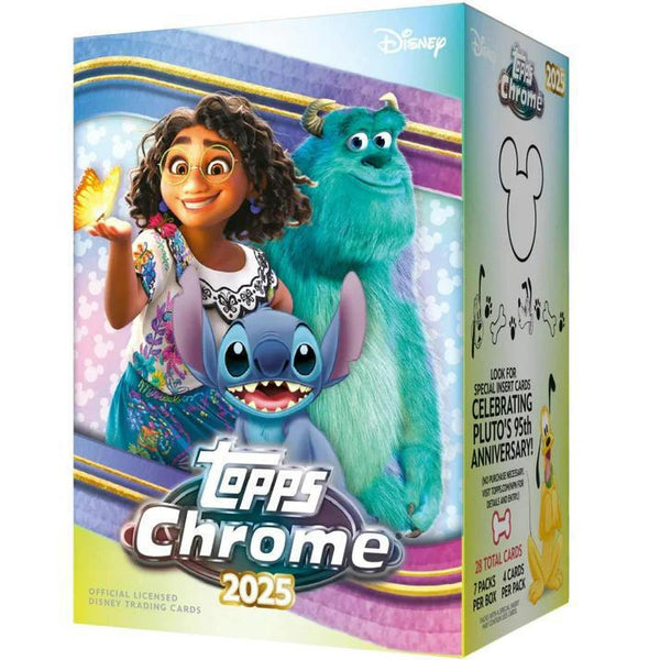 2025 Topps Chrome Disney Value Box - Cartes Sportives Rive Sud