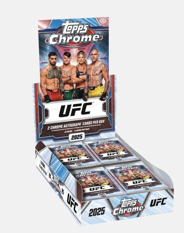 2025 Topps Chrome UFC Hobby Box - Cartes Sportives Rive Sud