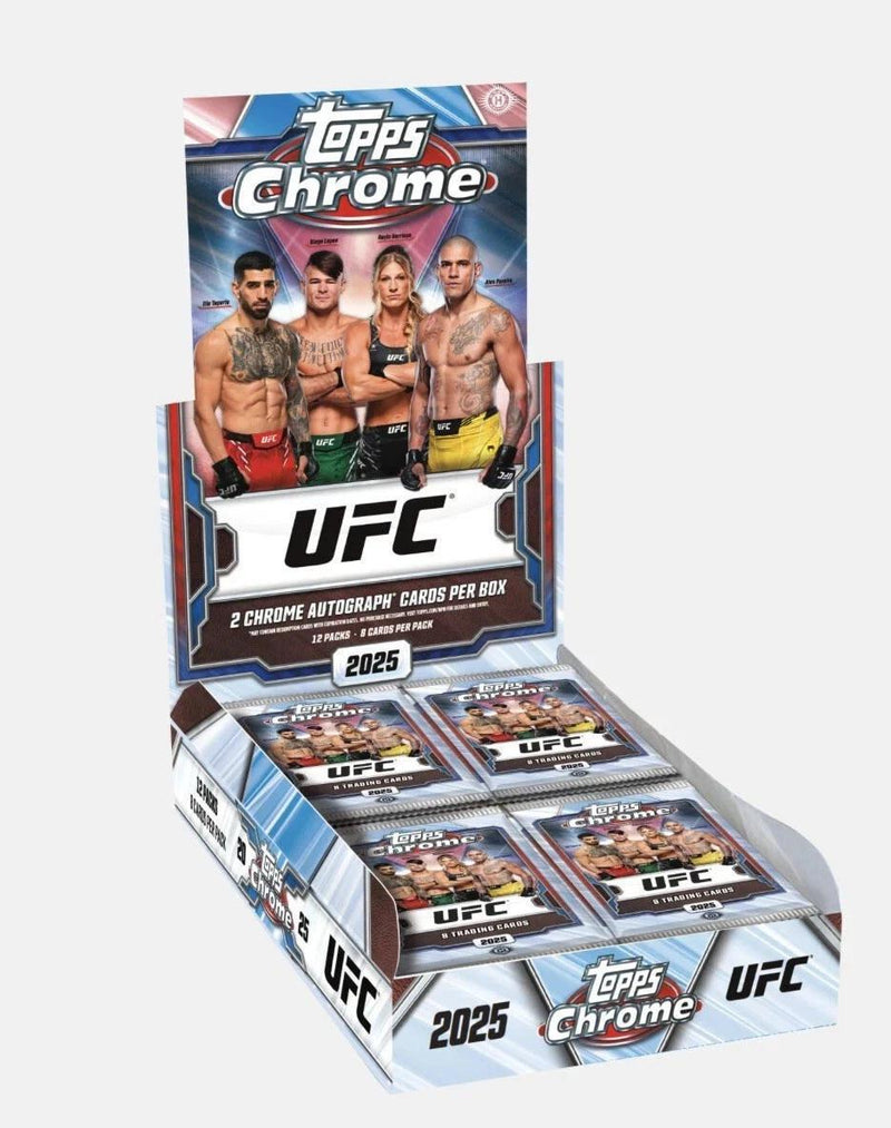 2025 Topps Chrome UFC Hobby Box - Cartes Sportives Rive Sud