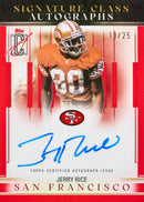 2025 Topps Signature Class Football Value Box - Cartes Sportives Rive Sud