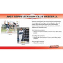 2025 Topps Stadium Club Baseball Fat Pack - Cartes Sportives Rive Sud