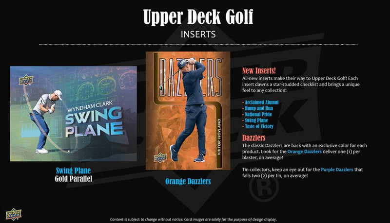 2025 Upper Deck Golf Blaster Box (Pre - Order) - Cartes Sportives Rive Sud