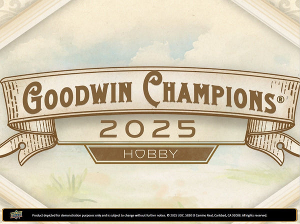 2025 Upper Deck Goodwin Champions Hobby (Pre - Order) - Cartes Sportives Rive Sud