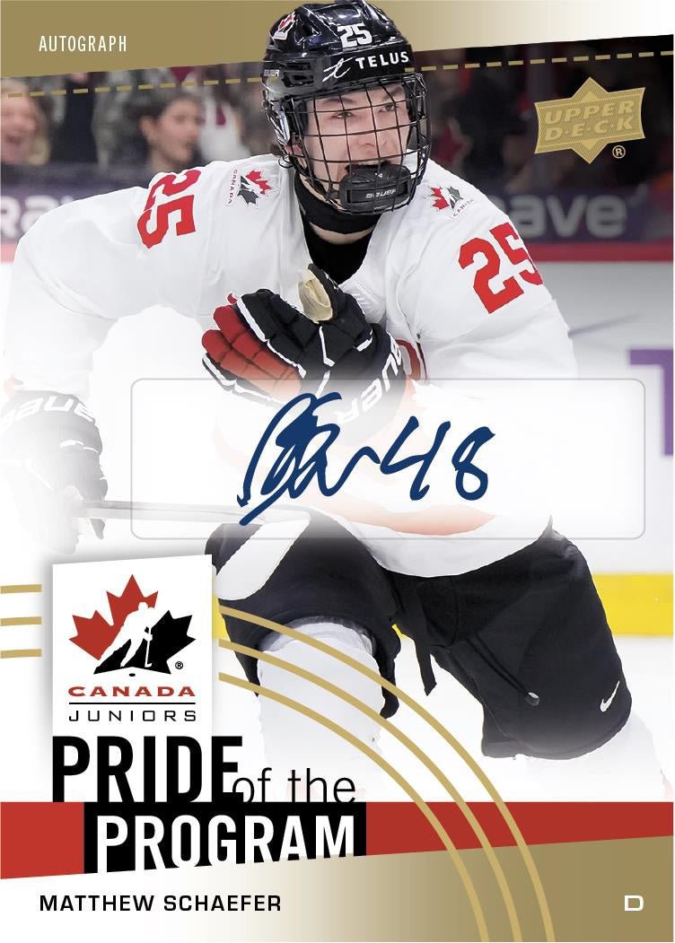 2025 Upper Deck Team Canada Juniors Blaster (Pre - Order) - Cartes Sportives Rive Sud