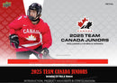 2025 Upper Deck Team Canada Juniors Blaster (Pre - Order) - Cartes Sportives Rive Sud