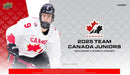 2025 Upper Deck Team Canada Juniors Hockey Hobby Box (Pre Order) - Cartes Sportives Rive Sud