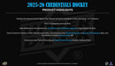 2026 - 26 Upper Deck Credentials Hockey Hobby Box (Pre Order) - Cartes Sportives Rive Sud