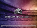 2026 Leaf Metal Baseball Hobby Box - Cartes Sportives Rive Sud