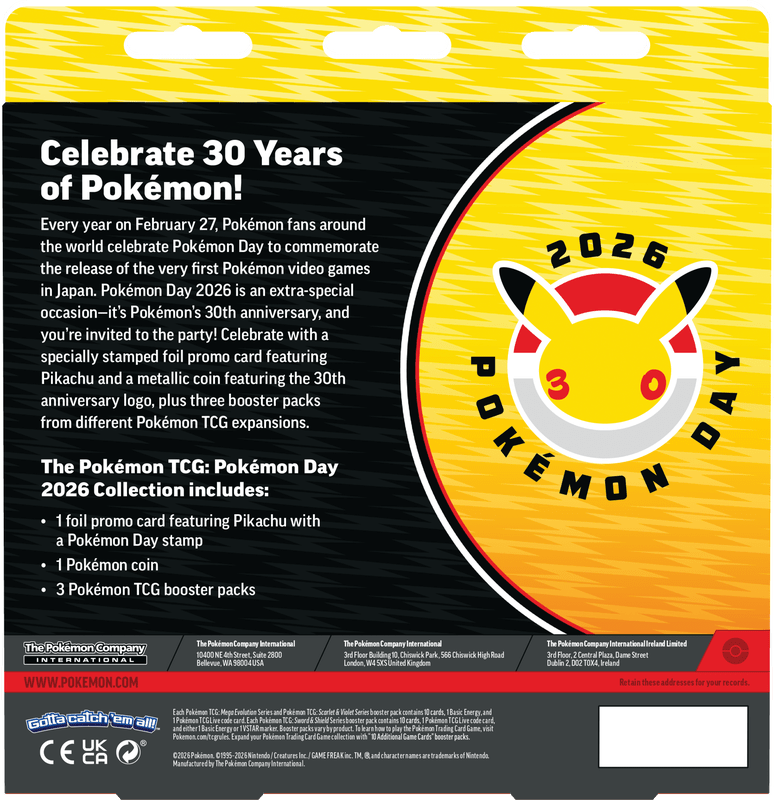 2026 Pokemon Day Collection (Pre - Order) - Cartes Sportives Rive Sud