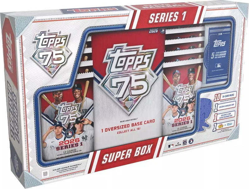 2026 Topps 75th Baseball Series 1 Super Box