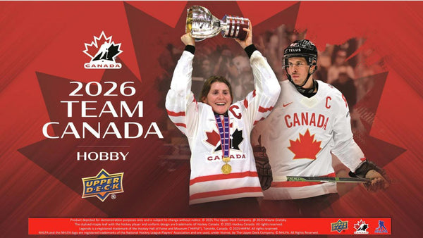 2026 Upper Deck Team Canada Hockey Hobby Box (Pre Order) - Cartes Sportives Rive Sud