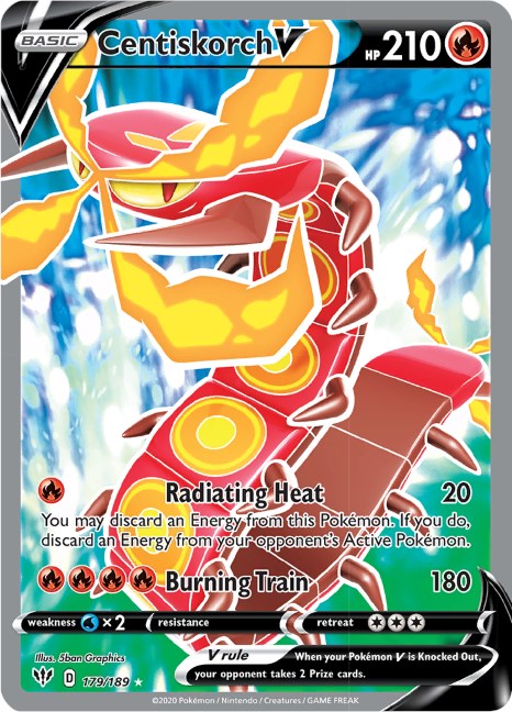 Centiskorch V (Full Art) [SWSH03 - 179/189]