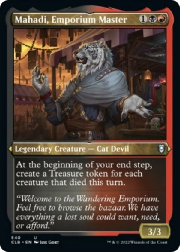 Mahadi, Emporium Master (Foil Etched) [CLB - 540]