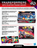Coffret métal Dynamite Transformers 40e anniversaire 2026