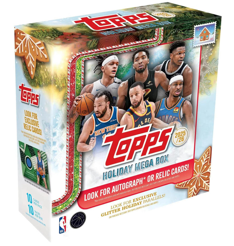 2025-26 Topps Basketball Holiday Basketball Mega Box