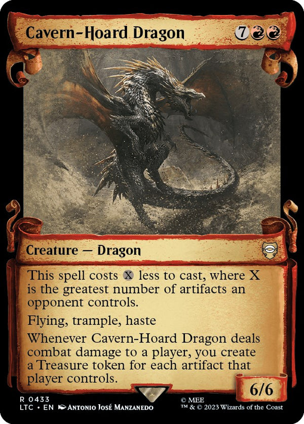 Dragon Trésor de la Caverne (Parchemins en Vitrine) [LTC - 433]