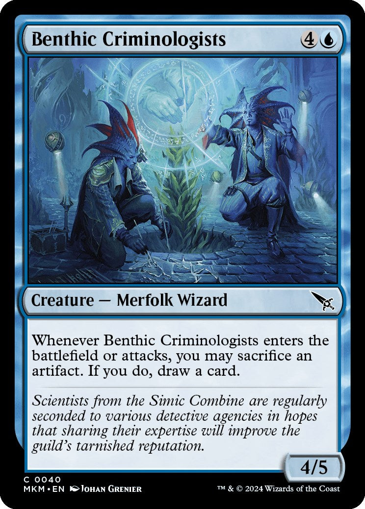 Criminologues benthiques [MKM - 40]