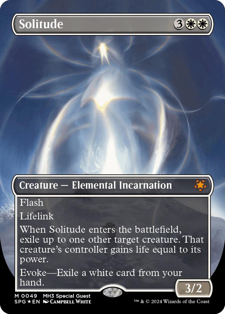 Solitude (Borderless) (Textured Foil) [SPG - 49]