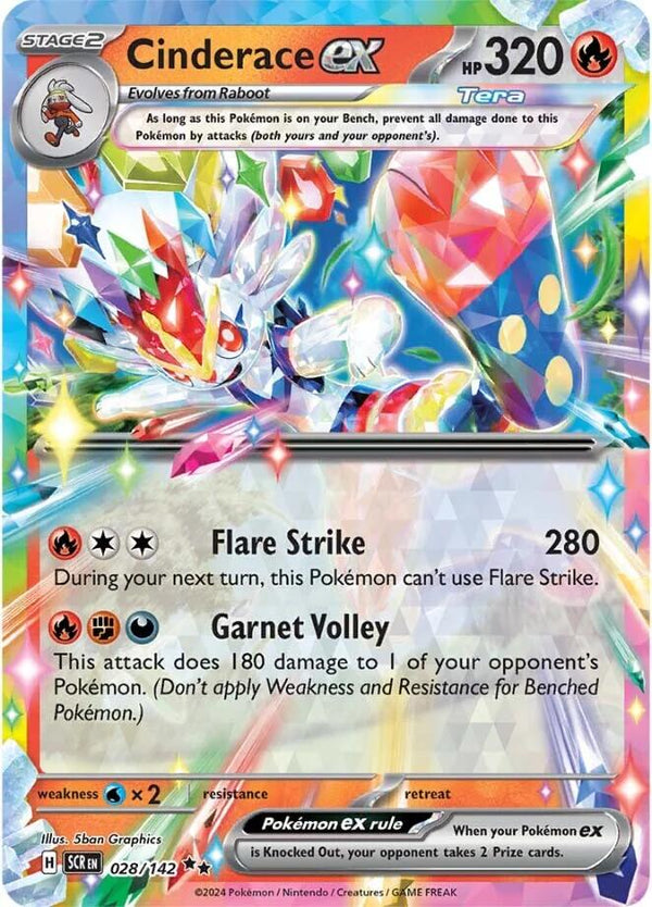 Cinderace ex - 028/142 [SV07 - 028/142]