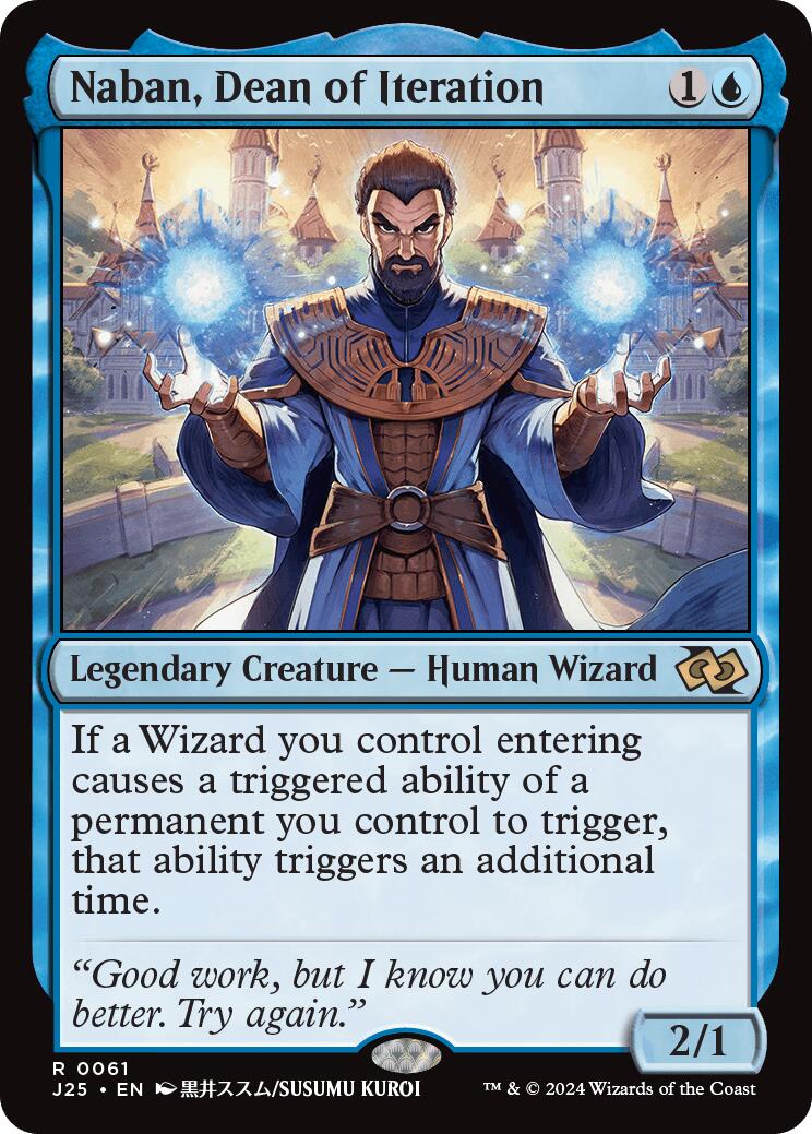 Naban, Dean of Iteration (Anime) [J25 - 61]