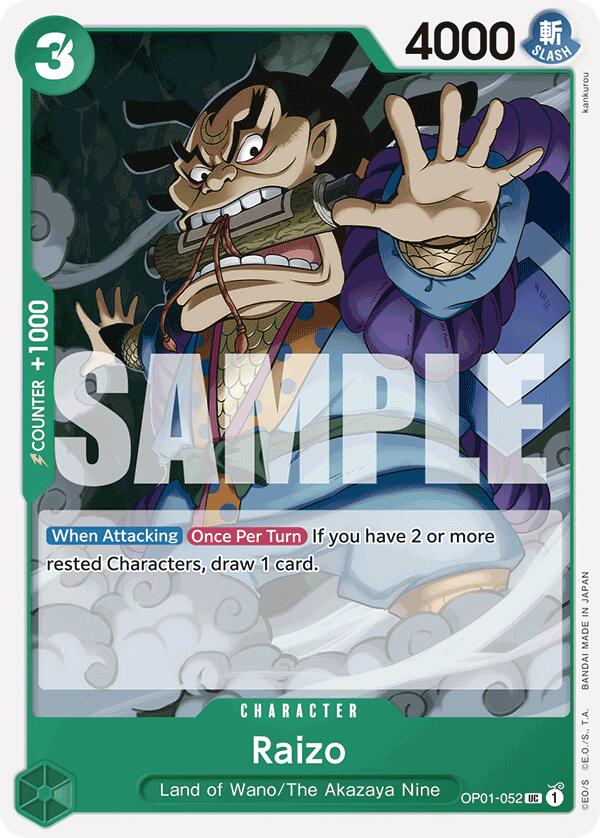 Raizo (Reprint) [PRB-01 - OP01-052]
