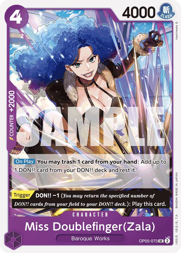Miss Doublefinger(Zala) (Reprint) [PRB-01 - OP05-073]