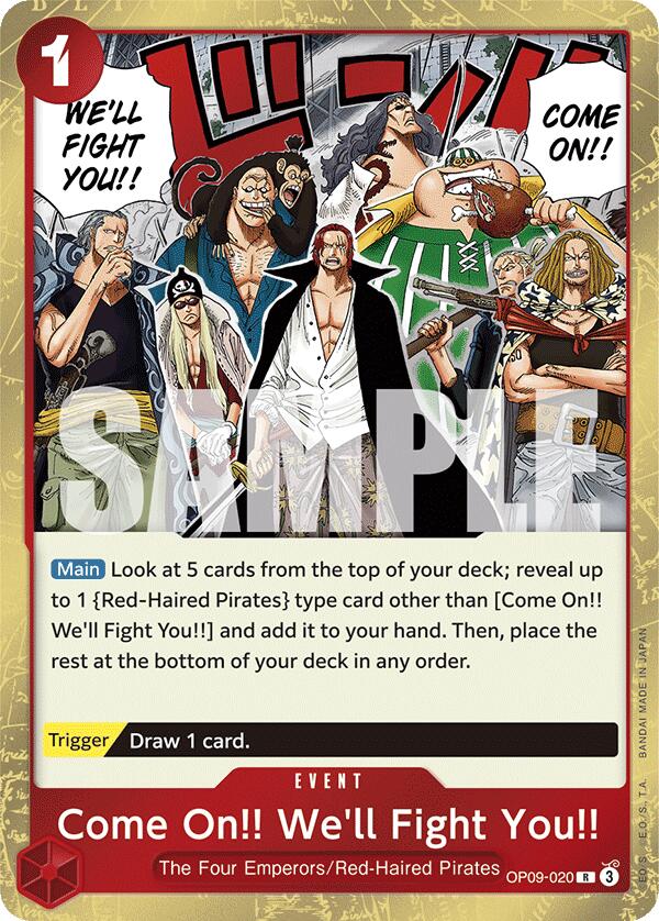 Come On!! We'll Fight You!! [OP09 - 020]