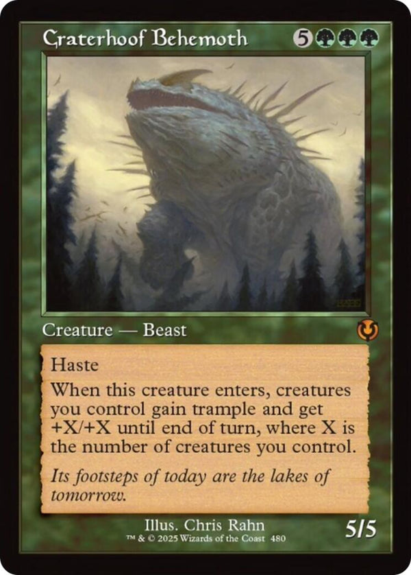 Craterhoof Behemoth (Cadre Rétro) [INR - 480]