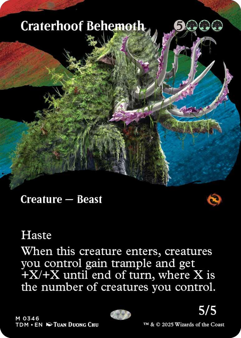 Craterhoof Behemoth (Sans bordure) [TDM - 346]