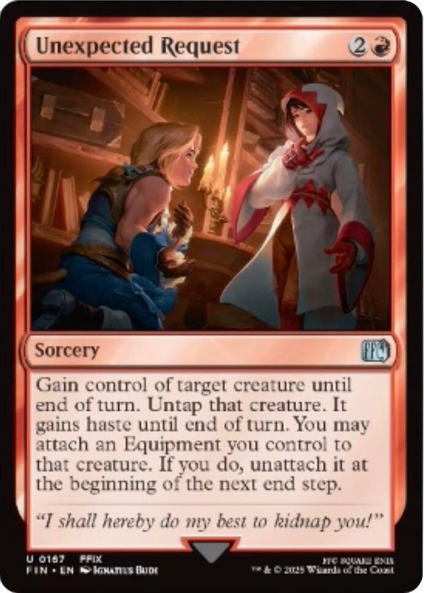 Unexpected Request [FIN - 167]