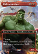 Hulk, Always Angry (Borderless)