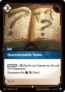 Questionable Tome