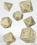 Elvish Shimmering Beige & Copper Jumbo Dice Set (Pre-Order)