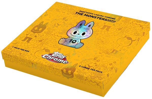 2025 Topps Labubu Chrome® 10th Anniversary Hobby Box (Pre Order)