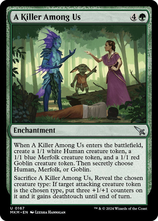 A Killer Among Us [MKM - 167] - Cartes Sportives Rive Sud