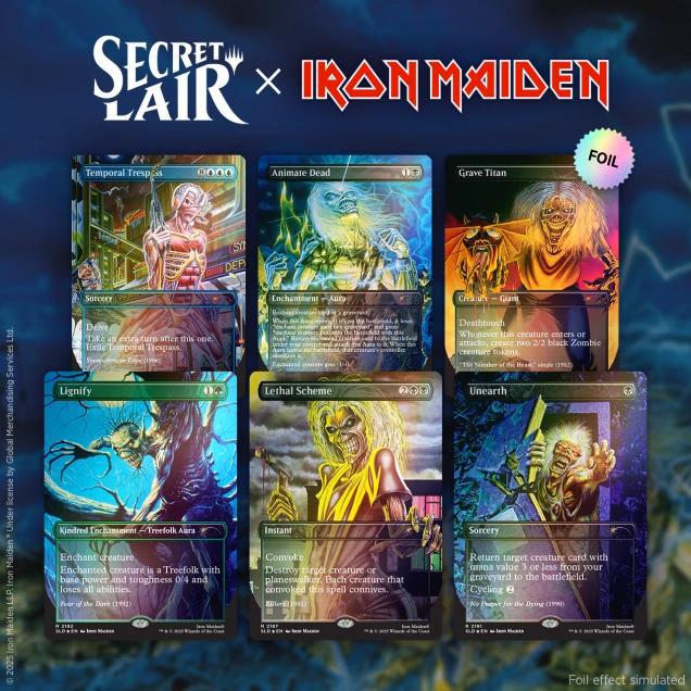 Secret Lair x Iron Maiden: Album Art