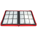 Classeur zippé Ultra Pro Zip Binder Pro Vivid 9 pochettes rouge