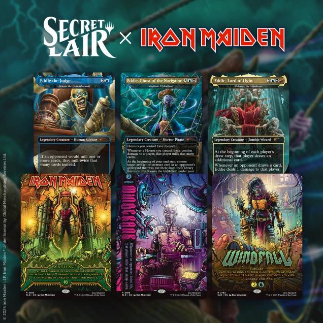 Secret Lair x Iron Maiden: Eddie Unchained