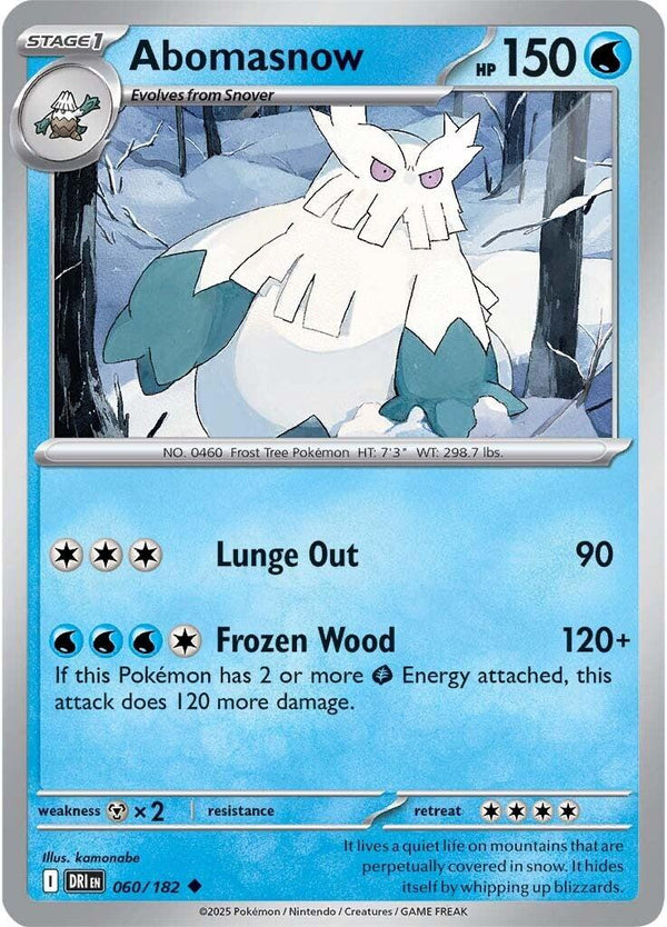 Abomasnow [DRI - 060/182] - Cartes Sportives Rive Sud