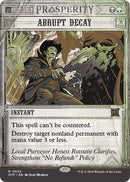 Abrupt Decay [OTP - 34] - Cartes Sportives Rive Sud