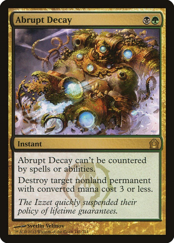 Abrupt Decay [RTR - 141] - Cartes Sportives Rive Sud