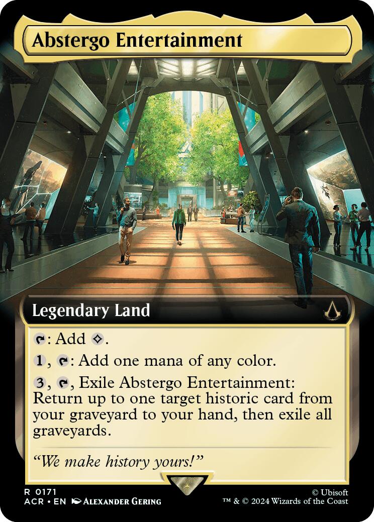 Abstergo Entertainment (Extended Art) [ACR - 171] - Cartes Sportives Rive Sud