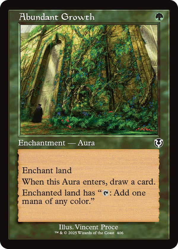 Abundant Growth (Retro Frame) [INR - 406] - Cartes Sportives Rive Sud